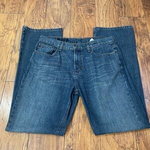 Vintage Baggy Bootcut blue jeans